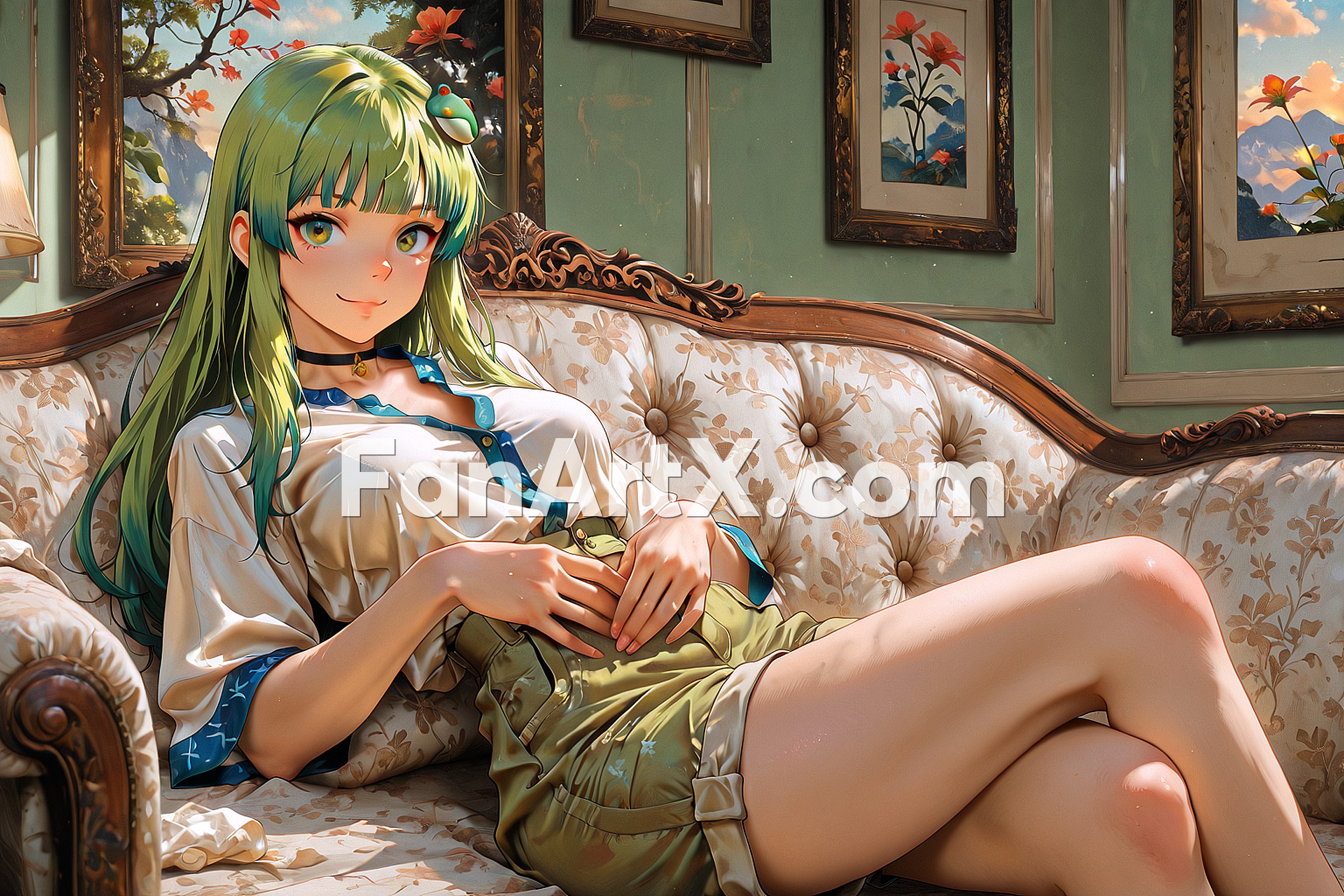 Kochiya Sanae Touhou project Fanart 2904825